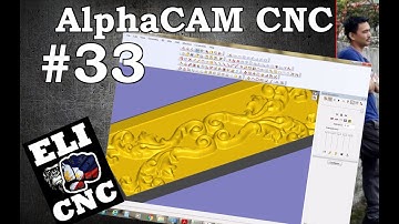 ALPHACAM CNC VID 033 / 3D DESIGN RELIEF CURLY VEINS FOR DRAWER FACIA