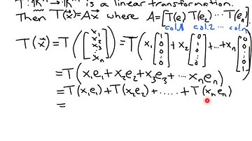 Finding the standard matrix for a linear transformation
