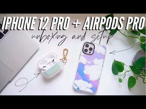 iPhoneアクセサリー iPhone12Pro max 256 GB in AirPods Pro 1 iPhone 12 Pro and Apple AirPods Pro Unboxing, Set Up, and