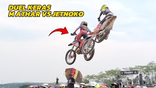 MEMANAS!! M ATHAR VS JETNOKO MOTO 2 GRASSTRACK ID OPEN