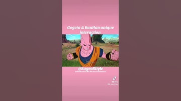 Gogeta & BuuHan unique interaction #dragonball #dragonballz #dragonballsparkingzero #shorts