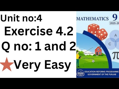 Class 9 math chapter 4 ex 4.2 | Class 9 maths chapter 4.2 English ...