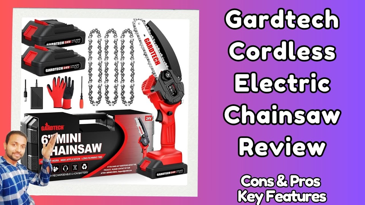 NEW Gardtech Cordless Electric Chainsaw Review - Top 5 Best Chainsaws ...