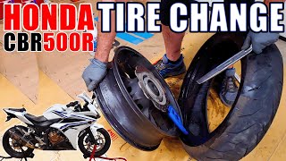 Motorcycle Tire Change at Home - Step-by-Step Guide