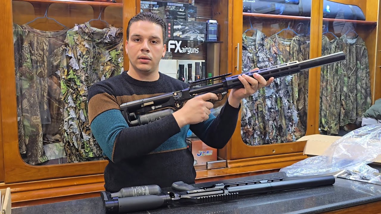  من اقوي بندقيه صيد  سمي اوتومتيك في العااالم 160جول😳  تيبان سلاش سمي اوتومتيك 😎واتس/01227781127 