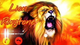 Lion roar ringtone bgm || Lion roar sound ringtone || New music ringtone || Lion🦁 Resimi