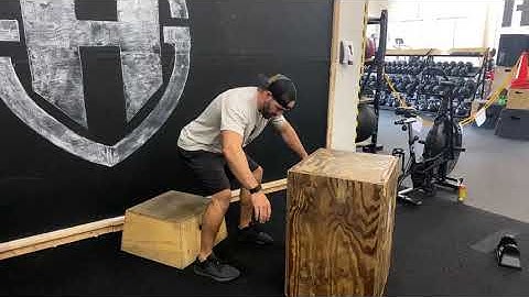 Box Squat Box Jump
