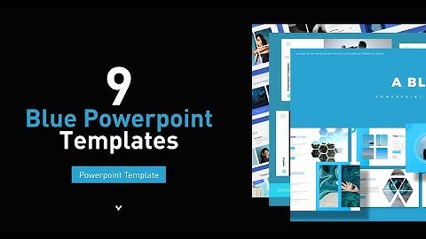 The Best Blue PowerPoint Templates For Creative Professionals