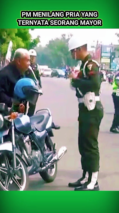 tak sadar sedang menilang seorang mayor#tniad #mayor #shorts #short #pm #bravotni