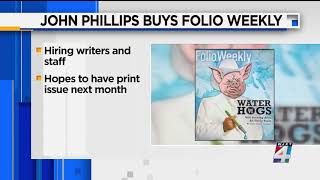 WJXT Covers Purchase of Folio Weekly by Boldland Press and Attorney John Phillips