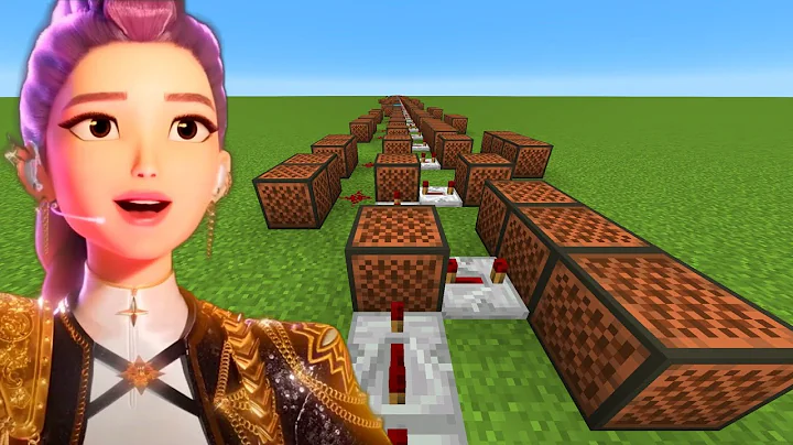 HUNTR/X - Golden | Minecraft Note Block Cover! (KPop Demon Hunters)