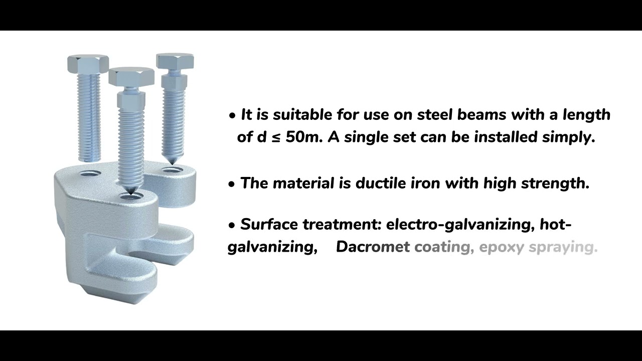 Beam Adapter for Steel Structures | High-Strength Ductile Iron | Utterly TY