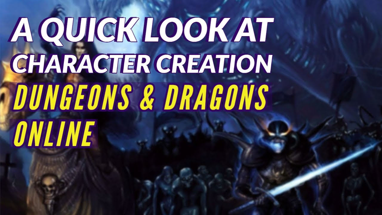 Ddo Races DUNGEONS AND DRAGONS ONLINE | Character Races, Classes & Creation IN ...