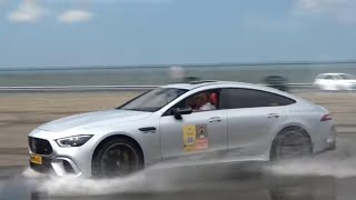 BEST OF AMG MEETING ( DRIFTS BURNOUTS AND POWESLIDES )
