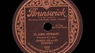 George E. Lee's Novelty Singing Orch. - St James Infirmary chords