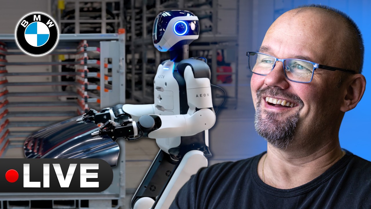 Humanoidní roboti pracují v továrnách: Kde všude už nahradí člověka? | LIVE