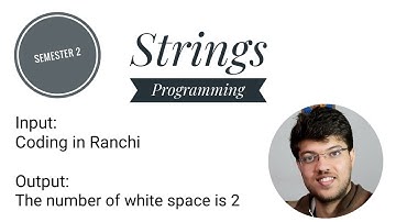 Class 10 ICSE | String Programming | Count the number of white spaces | computer semester 2| java