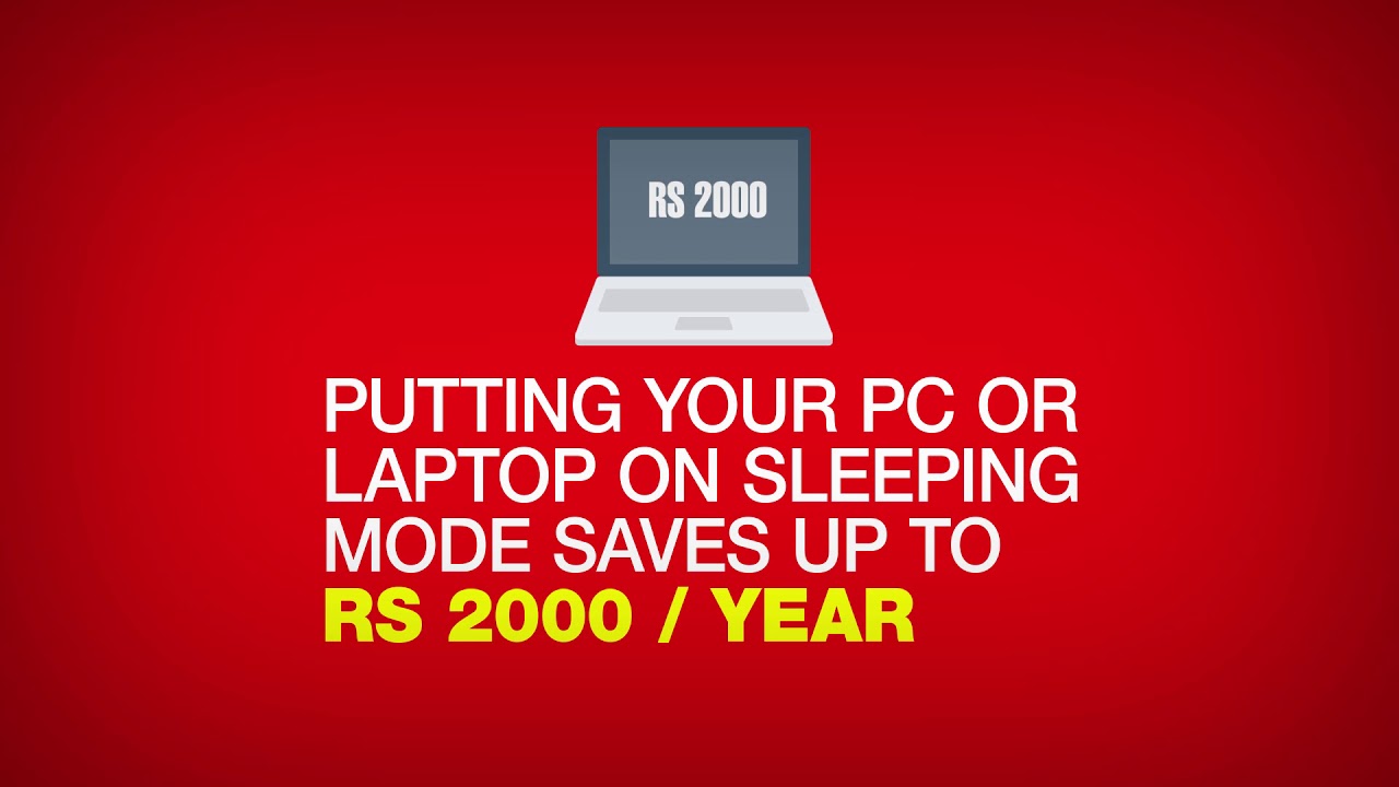 Energy Saving Tip 1 Put your laptop on sleep mode YouTube