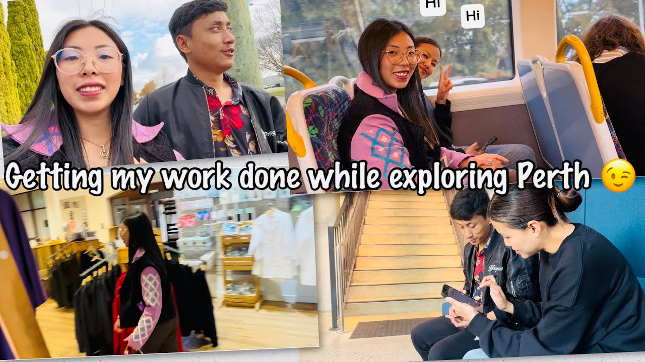 Getting my work done 📈 while exploring Perth 🏙️😉💚