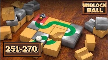 Unblock ball- Block Puzzle| Level 251 - 270 |Step by step| Gamer Eragm