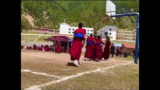 Incredible footage of monks playing basketball surprisingly well @TheLastShangrila