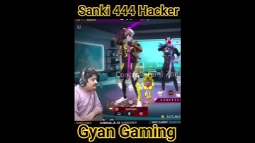 Reality of sanki 444 Hacker || #shorts #freefire #viral @GyanGaming