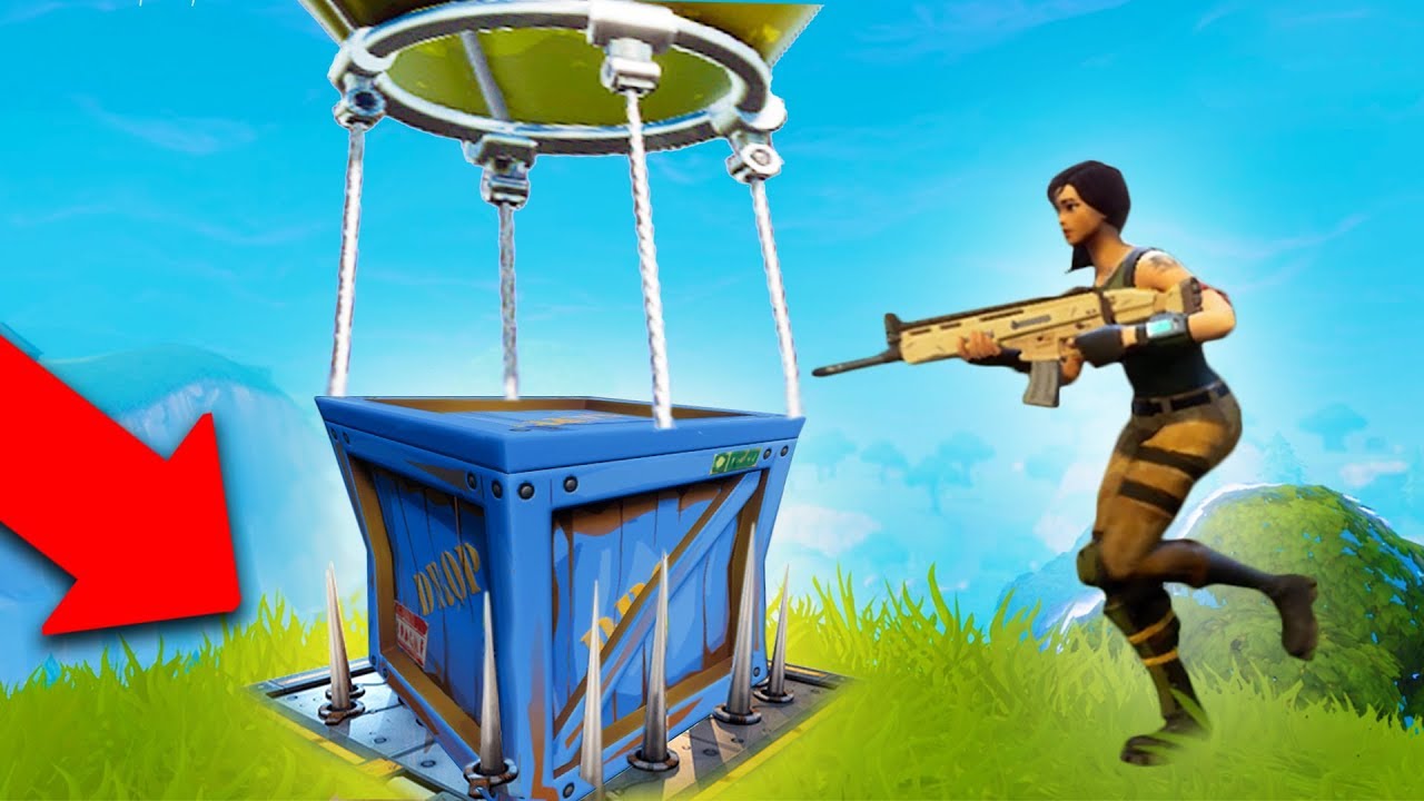 LEGENDARY SUPPLY DROP TRAP! | Fortnite Battle Royale - YouTube