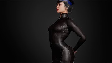 KGB Agent Femme Fatale 3D Character