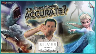 Meteorologist Reacts to Weather in Movies | Frozen, Geostorm, Sharknado