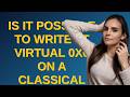 Is it possible to write at virtual 0x0 on a classical OS?