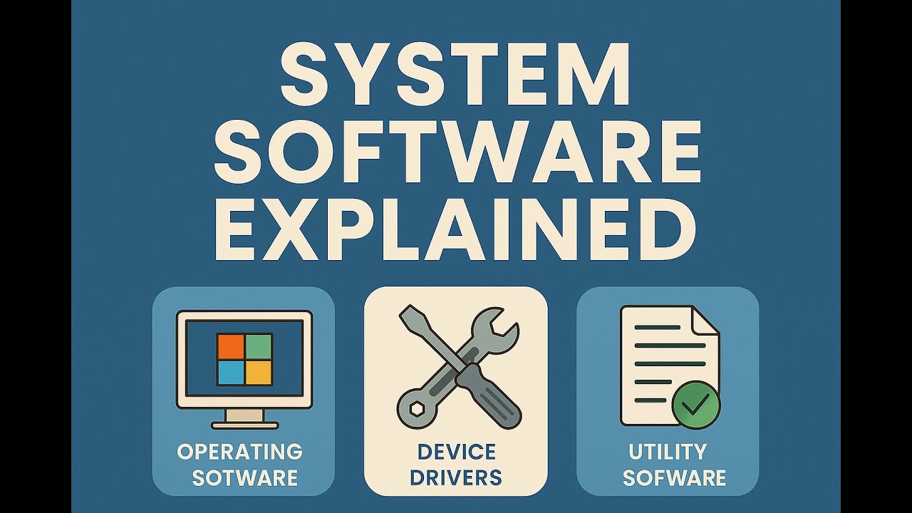 System Software Explained: OS, Drivers & Utilities Made Easy! - YouTube