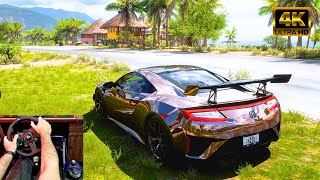 Acura NSX Twin Turbo - Forza Horizon 5 (Steering Wheel + Shifter) Gameplay