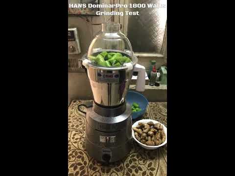 COMMERCIAL HEAVY DUTY MIXER GRINDER HANS DominarPro 1800 Watts 