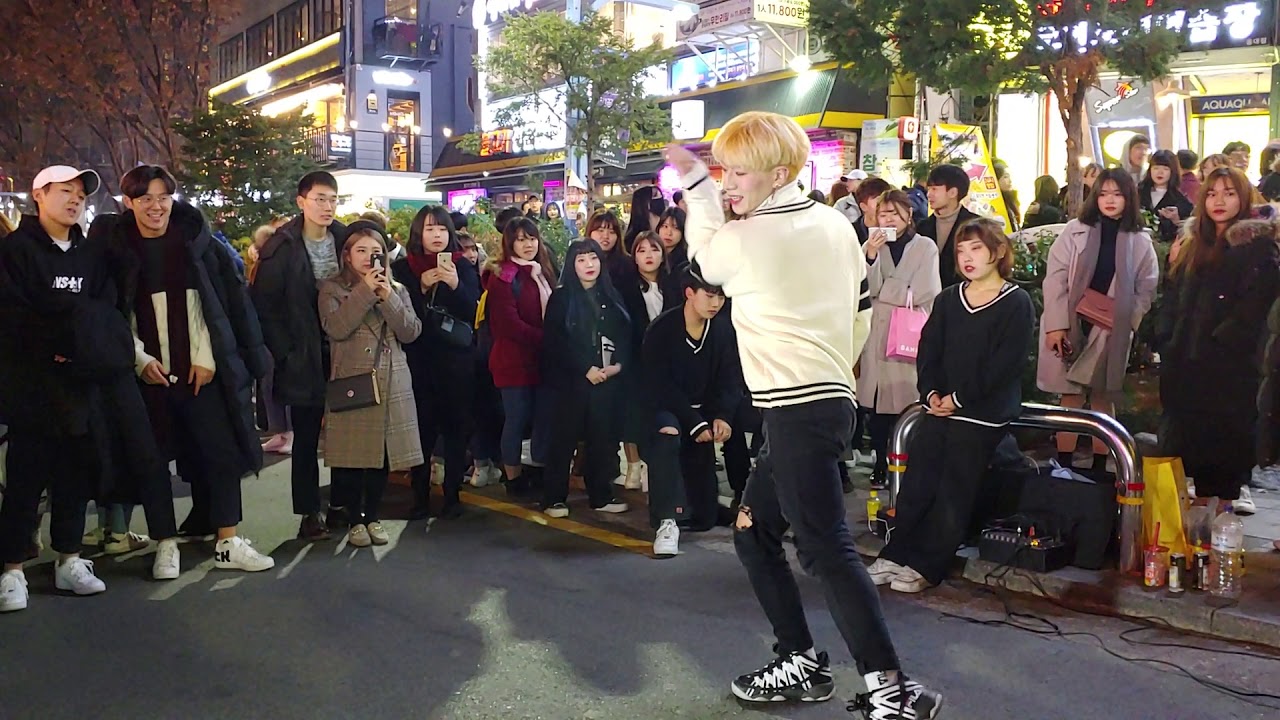 [Busking No1/HD] Red crew(레드 크루) gangyong_EXID_I love you/performance,performing/홍대 버스킹/Kpop dance