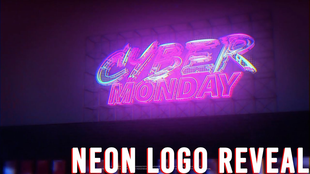 Neon Logo Reveal - After Effects Template - Free Download - YouTube