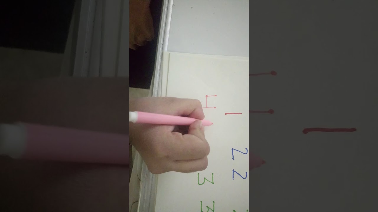 How to write number 4 / how to draw number 4 - YouTube