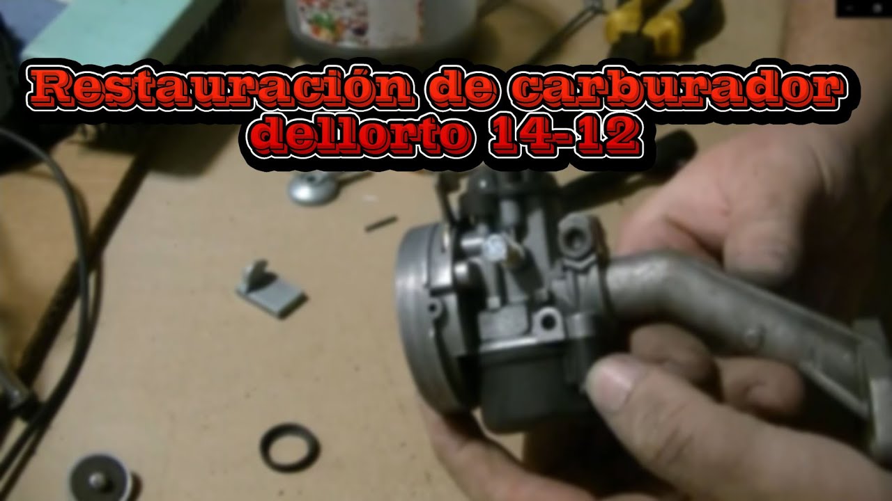 Restauracion de carburador dellorto 14 -12 Proyecto Zanellita CAFE RACER