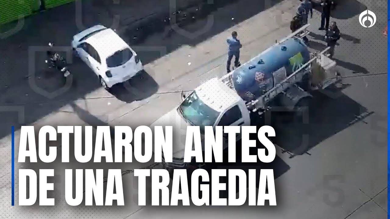 ¡Se rifaron! Fuga de gas queda controlada por estos héroes