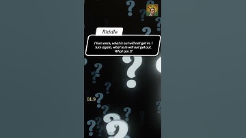 Riddle / Fact /  Quiz: I turn once, what is out will not get in. I turn again, what.... What am I?