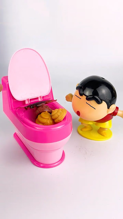 Satisfying with Unboxing Toilet & Shin-chan Toys ASMR Video #shinchan