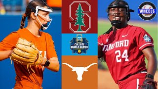 #8 Stanford vs #1 Texas | WCWS Opening Round | 2024 College Softball Highlights screenshot 5