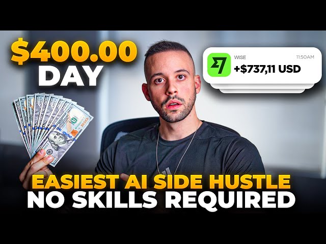 I Found The NEW Easiest AI Side Hustle To Make $400/Day | Make Money Online class=