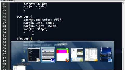 Three-column Web Page Layout Part 3 of 3