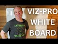 Vizpro dry erase white board