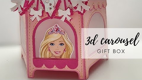 3d carousel giftbox assembly