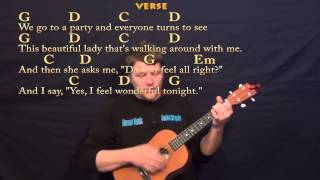 Wonderful Tonight - Bariuke Ukulele Cover Lesson with Lyrics/Chords chords