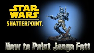 How to paint Jango Fett with Non Metallic Metals