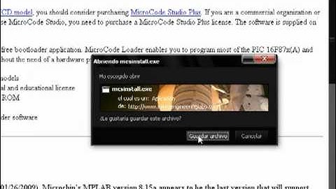 Video Tutorial MicroCodeStudio
