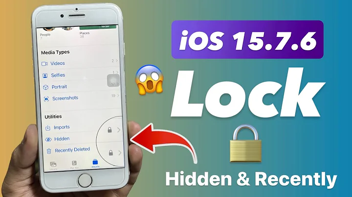How to Lock Photos & Videos in any iPhone (iOS 15.7.6)