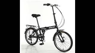 Bicicleta Dobrável em Alumínio Aro 20 6V Dubly Shimano Preta